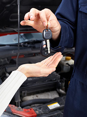 Mechanic at work